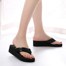Load image into Gallery viewer, Women's Sandals Summer Slippers Elegant Butterfly Shoes Open Toe Fashion Comfortable Elegant Platform Shoes Pink Sandals For Women Dressy Modern Thick Platform Sandals
