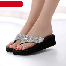 Load image into Gallery viewer, Women's Sandals Summer Slippers Elegant Butterfly Shoes Open Toe Fashion Comfortable Elegant Platform Shoes Pink Sandals For Women Dressy Modern Thick Platform Sandals
