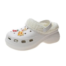 Load image into Gallery viewer, Women's Slippers Summer New Thick Soles Fashion Leather Shoes Flip Flops Women Clogs Winter Slippers Arch Support House Slippers Slip On Garden Shoes Warm Home Shoes
