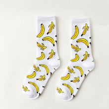 Load image into Gallery viewer, Women's Socks Combed Out Of Pure Cotton Colorful Cartoon Cute Funny Happy Kawaii Moon Strawberry Cactus Ankle Socks For Men And Women
