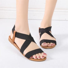 Load image into Gallery viewer, Women Sandals Breathable Comfort Walking Shoes Heels Summer Platform Sandal Casual Comfortable Sandals For Women Ankle Elastic Lightweight Soft Modern Beach Sandals

