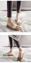 Load image into Gallery viewer, Women Sandals Slippers Flat Flip Flops String Bead Summer Fashion Woman Slides Elegant Pineapple Slides Flat Sandals Strappy Slides Sandals Open Toe Summer Beach Outdoor Shoes
