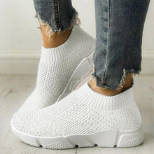 Load image into Gallery viewer, Women Slip On White Sneakers Vulcanize Shoes Super Light Women Casual Breathable Walking Shoes Lightweight Running Shoes Mesh Workout Casual Espadrilles Sports Sneakers
