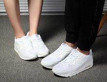 Load image into Gallery viewer, Women Soft Platform Sneakers Green Black Pink Breathable Air Cushion Casual Sports Women Trainers Fashion Lightweight Tennis Sport Walking Athletic Casual Footwear Sneakers
