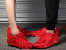 Load image into Gallery viewer, Women Soft Platform Sneakers Green Black Pink Breathable Air Cushion Casual Sports Women Trainers Fashion Lightweight Tennis Sport Walking Athletic Casual Footwear Sneakers
