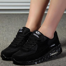 Load image into Gallery viewer, Women Soft Platform Sneakers Green Black Pink Breathable Air Cushion Casual Sports Women Trainers Fashion Lightweight Tennis Sport Walking Athletic Casual Footwear Sneakers
