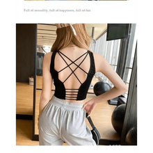 Load image into Gallery viewer, Women Sports Bra Sexy Brathable Sports Top Yoga Bra Push Up Top Female Gym Fitness Sports Underwear Female Seamless bra
