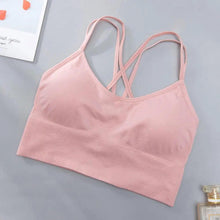 Load image into Gallery viewer, Women Sports Bra Sexy Brathable Sports Top Yoga Bra Push Up Top Female Gym Fitness Sports Underwear Female Seamless bra
