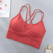 Load image into Gallery viewer, Women Sports Bra Sexy Brathable Sports Top Yoga Bra Push Up Top Female Gym Fitness Sports Underwear Female Seamless bra
