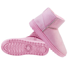 Load image into Gallery viewer, Women Suede Mid-Calf Snow Boot with Anti-slip Rubber Base
