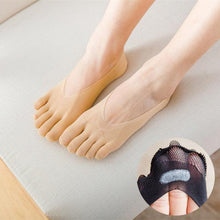 Load image into Gallery viewer, Women Summer Five-Finger Socks Ultrathin Funny Toe Invisible Sock With Silicone Anti-Skid Breathable Anti-Friction For Women
