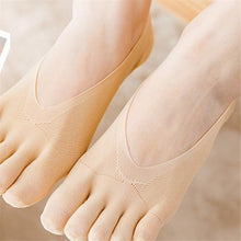 Load image into Gallery viewer, Women Summer Five-Finger Socks Ultrathin Funny Toe Invisible Sock With Silicone Anti-Skid Breathable Anti-Friction For Women
