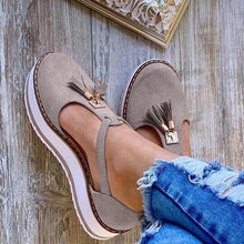 Load image into Gallery viewer, Women Summer Sandals Fashion Buckle Strap Solid Cover Heel Flat Platform Heel Casual Summer Strappy Cut Out Closed Toe Sandals Comfy Chunky Slippers For Indoor Outdoor
