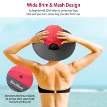 Load image into Gallery viewer, Women Summer Sun Bucket Hats Foldable
