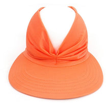 Load image into Gallery viewer, Women Sun Visor Summer Hat Women Anti-ultraviolet Hat Women's Elegant Simple Hat Classic Women's Hat Hollow Top Hat Elastic Hollow Top Hat Outdoor Quick-drying Sun Hat Summer Beach Hat
