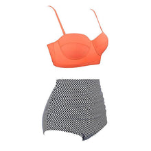 Load image into Gallery viewer, Women Swimsuits Vintage Push Up Polka Dot Plus Size Bathing Suits High Waist Bikini Underwire High Waist Swimsuit Bathing Suits Bikini Women Swimsuits Vintage Push Up Bathing Suits
