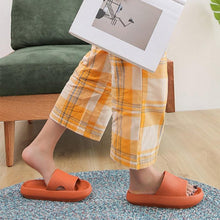 Load image into Gallery viewer, Women Thick Platform Slippers Summer Fashion EVA Soft Sole Beach Slide Sandals Open Toe Soft Home Shoes Non-Slip Soft Shower Spa Bath Pool Gym House Sandals For Indoor And Outdoor

