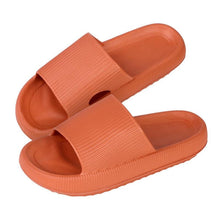 Load image into Gallery viewer, Women Thick Platform Slippers Summer Fashion EVA Soft Sole Beach Slide Sandals Open Toe Soft Home Shoes Non-Slip Soft Shower Spa Bath Pool Gym House Sandals For Indoor And Outdoor
