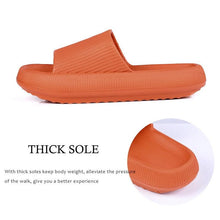 Load image into Gallery viewer, Women Thick Platform Slippers Summer Fashion EVA Soft Sole Beach Slide Sandals Open Toe Soft Home Shoes Non-Slip Soft Shower Spa Bath Pool Gym House Sandals For Indoor And Outdoor
