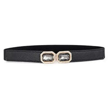 Load image into Gallery viewer, Women Vintage Stretch Belt Unique Black Elastic Design Stretchy Luxury Waistband Stylish Women Waist Belts
