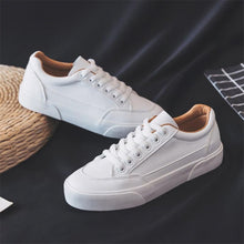 Load image into Gallery viewer, Women White Business Sneakers Fashion Woman's Spring Trend Casual Sport Shoes New Comfort White Platform Ultra Lightweight Walking Non Slip Sneakers
