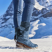 Load image into Gallery viewer, Women Winter Boots Strong Hoof Heels Fashion Comfort Warm Design
