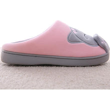 Load image into Gallery viewer, Women Winter Home Fur Slippers Cat Non-Slip Soft Warm House Indoor Bedroom Men Couples Memory Foam Floor Shoes Fluffy Slippers For Women Indoor Warm Furry Bedroom Slippers With Non Slip Outsole
