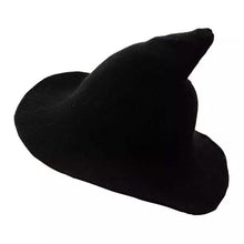 Load image into Gallery viewer, Women Winter Warm Knitted Wool Witch Hat Cap
