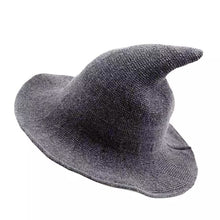 Load image into Gallery viewer, Women Winter Warm Knitted Wool Witch Hat Cap
