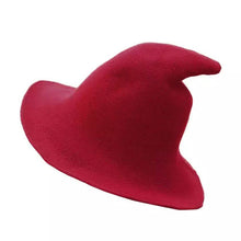 Load image into Gallery viewer, Women Winter Warm Knitted Wool Witch Hat Cap
