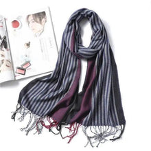 Load image into Gallery viewer, Women Winter Warm Scarf Shawl Fashion Plain  Soft Long Scarves For Women Casual Wear Travel Friendly Scarfs  Warm Winter Scarf Double Sided Thick Shawl Women Students Scarf
