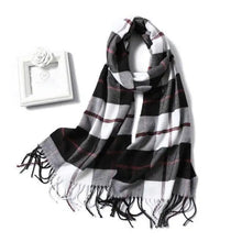 Load image into Gallery viewer, Women Winter Warm Scarf Shawl Fashion Plain  Soft Long Scarves For Women Casual Wear Travel Friendly Scarfs  Warm Winter Scarf Double Sided Thick Shawl Women Students Scarf
