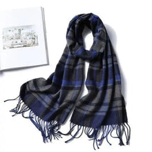 Load image into Gallery viewer, Women Winter Warm Scarf Shawl Fashion Plain  Soft Long Scarves For Women Casual Wear Travel Friendly Scarfs  Warm Winter Scarf Double Sided Thick Shawl Women Students Scarf
