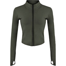Load image into Gallery viewer, Women's Athletic Full Zip Lightweight Workout Jacket
