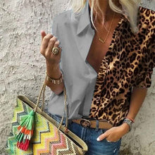 Load image into Gallery viewer, Women's Autumn Casual Deep V Neck Top
