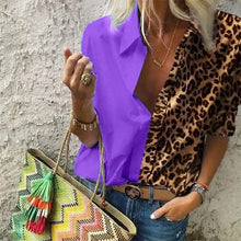 Load image into Gallery viewer, Women's Autumn Casual Deep V Neck Top
