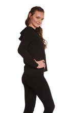 Load image into Gallery viewer, Women's Bamboo French Terry Zip Hooded Sweatshirt
