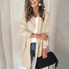 Load image into Gallery viewer, Women's Blazer Outdoor Coat
