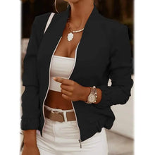 Load image into Gallery viewer, Women's Bomber Jacket Casual

