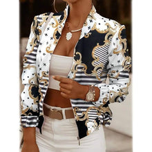 Load image into Gallery viewer, Women's Bomber Jacket Casual
