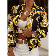Load image into Gallery viewer, Women's Bomber Jacket Casual
