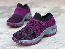 Load image into Gallery viewer, Womens Breathable Sneakers New Mesh Women Shoes Slip-On Air Cushion Casual Walking Shoes Lightweight Breathable Mesh Athletic Running Shoes Fashion Slip-on Sock Sneakers
