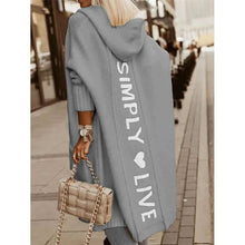 Load image into Gallery viewer, Women's Cardigan Knitted Letter Personalized Stylish Casual Long Sleeve
