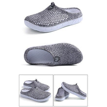 Load image into Gallery viewer, Womens Casual Clogs Breathable Beach Sandals Slippers Summer Slip On Women Flip Flops Home Shoes Breathable Water Shoes Beach Sandals Lightweight Slip-On Clogs
