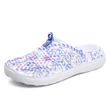 Load image into Gallery viewer, Womens Casual Clogs Breathable Beach Sandals Slippers Summer Slip On Women Flip Flops Home Shoes Breathable Water Shoes Beach Sandals Lightweight Slip-On Clogs
