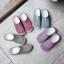 Load image into Gallery viewer, Womens Casual Clogs Breathable Beach Sandals Slippers Summer Slip On Women Flip Flops Home Shoes Breathable Water Shoes Beach Sandals Lightweight Slip-On Clogs
