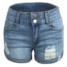 Load image into Gallery viewer, Women's Casual Fashion Jeans Denim Shorts
