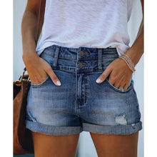 Load image into Gallery viewer, Women's Casual Fashion Jeans Denim Shorts
