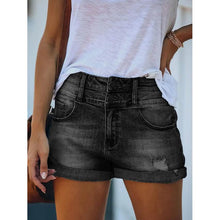 Load image into Gallery viewer, Women's Casual Fashion Jeans Denim Shorts
