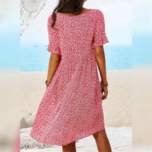 Load image into Gallery viewer, Women's Casual Floral Dress
